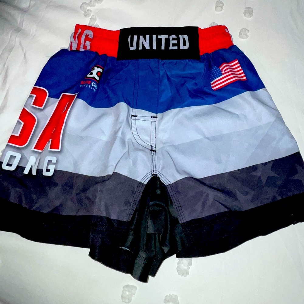 USA wrestling shorts